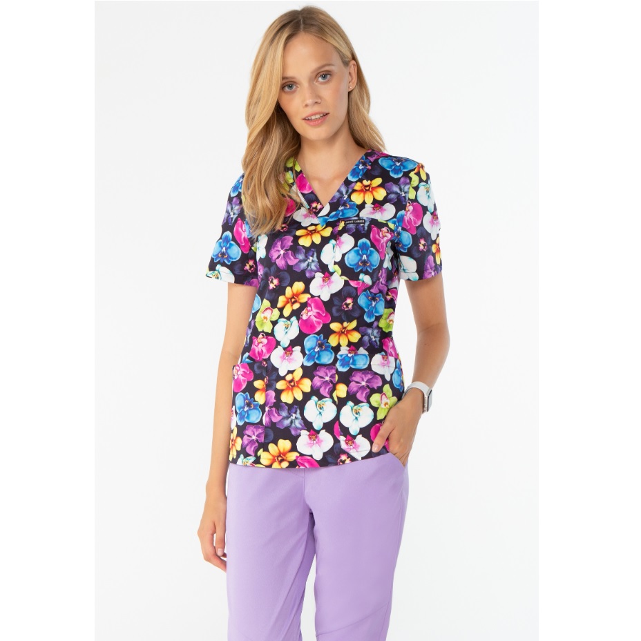 Bluzy, marynarki, żakiety medyczne Louis Lanier NIGHT ORCHID