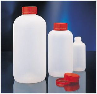 Butle, kanistry i butelki laboratoryjne Aptaca Nuova Z polietylenu  z pierścieniem zabezpieczającym