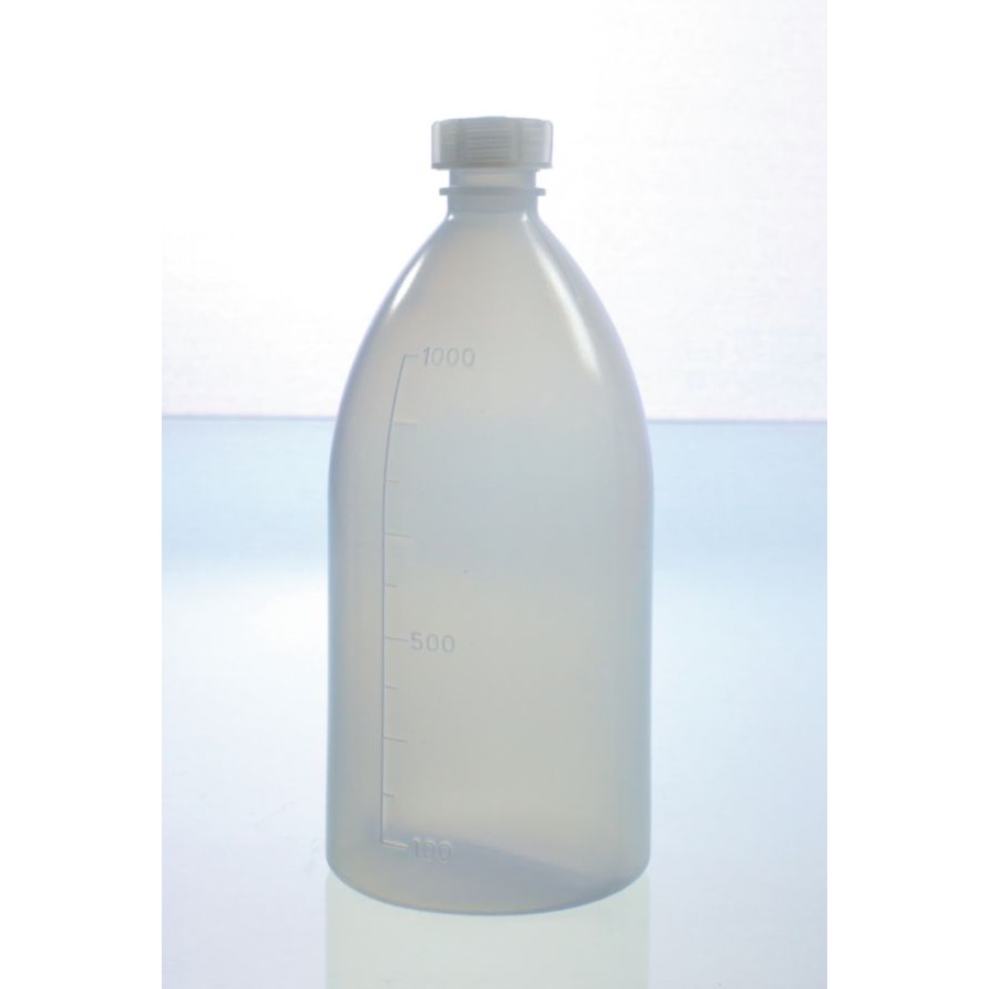 Butle, kanistry i butelki laboratoryjne VWR LDPE w/sz z nakrętką, bezbarwny