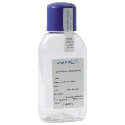 Butle, kanistry i butelki laboratoryjne VWR PET do próbek wody kwadratowe sterylne