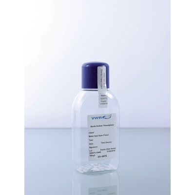 Butle, kanistry i butelki laboratoryjne VWR PET do próbek wody kwadratowe sterylne