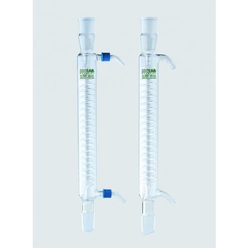 Chłodnice do destylacji i syntezy ISOLAB Spiralne