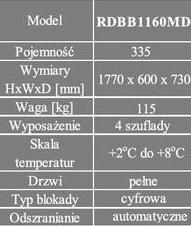 Chłodziarki do przechowywania krwi Labcold RDBB1160MD