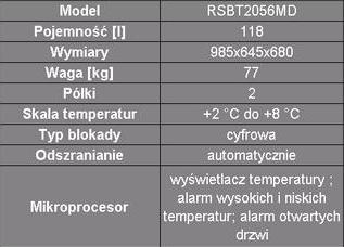 Chłodziarki do przechowywania krwi Labcold RSBT2056MD