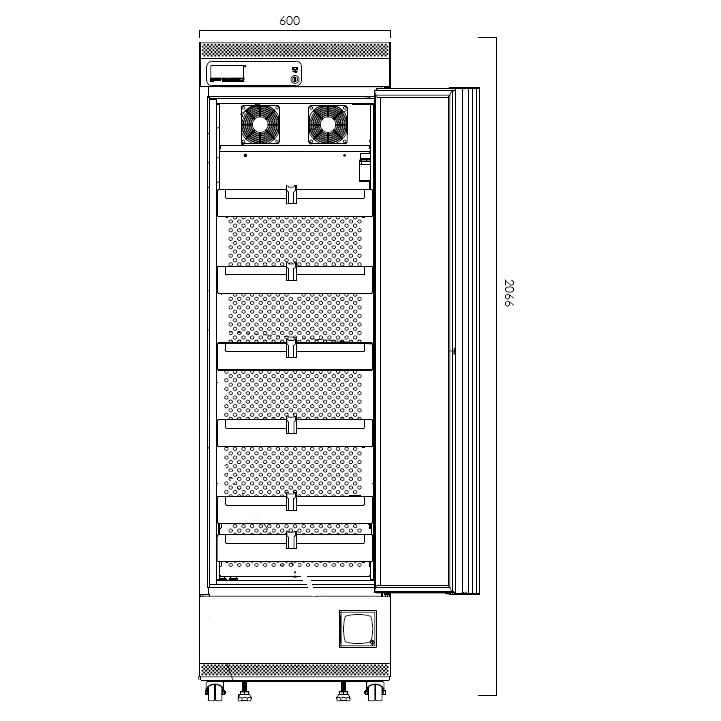 Chłodziarki farmaceutyczne i laboratoryjne VESTFROST AKG 427 E