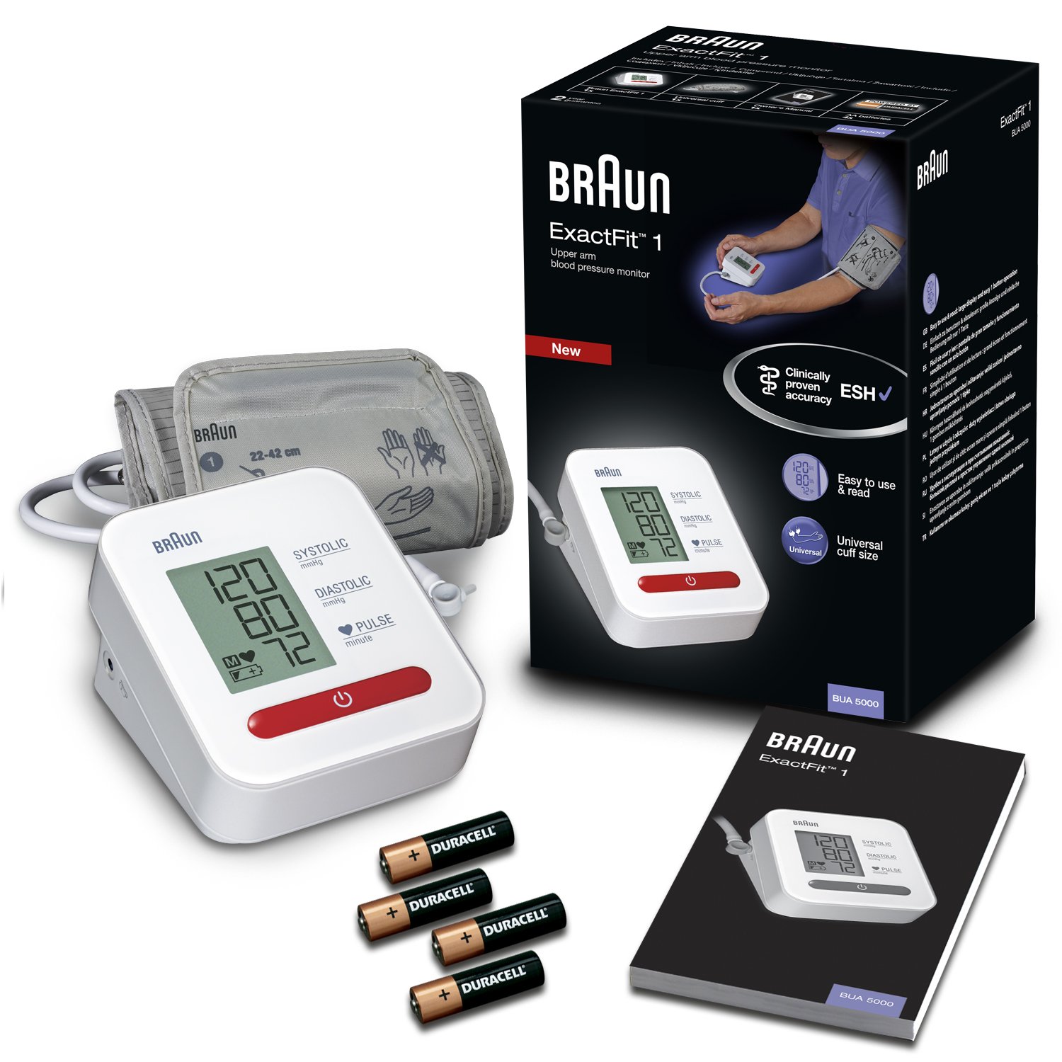 Ciśnieniomierze elektroniczne BRAUN ExactFit 1 BUA 5000