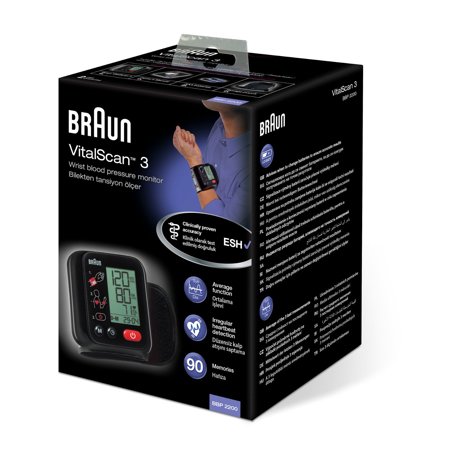 Ciśnieniomierze elektroniczne BRAUN VitalScan 3 BBP2200