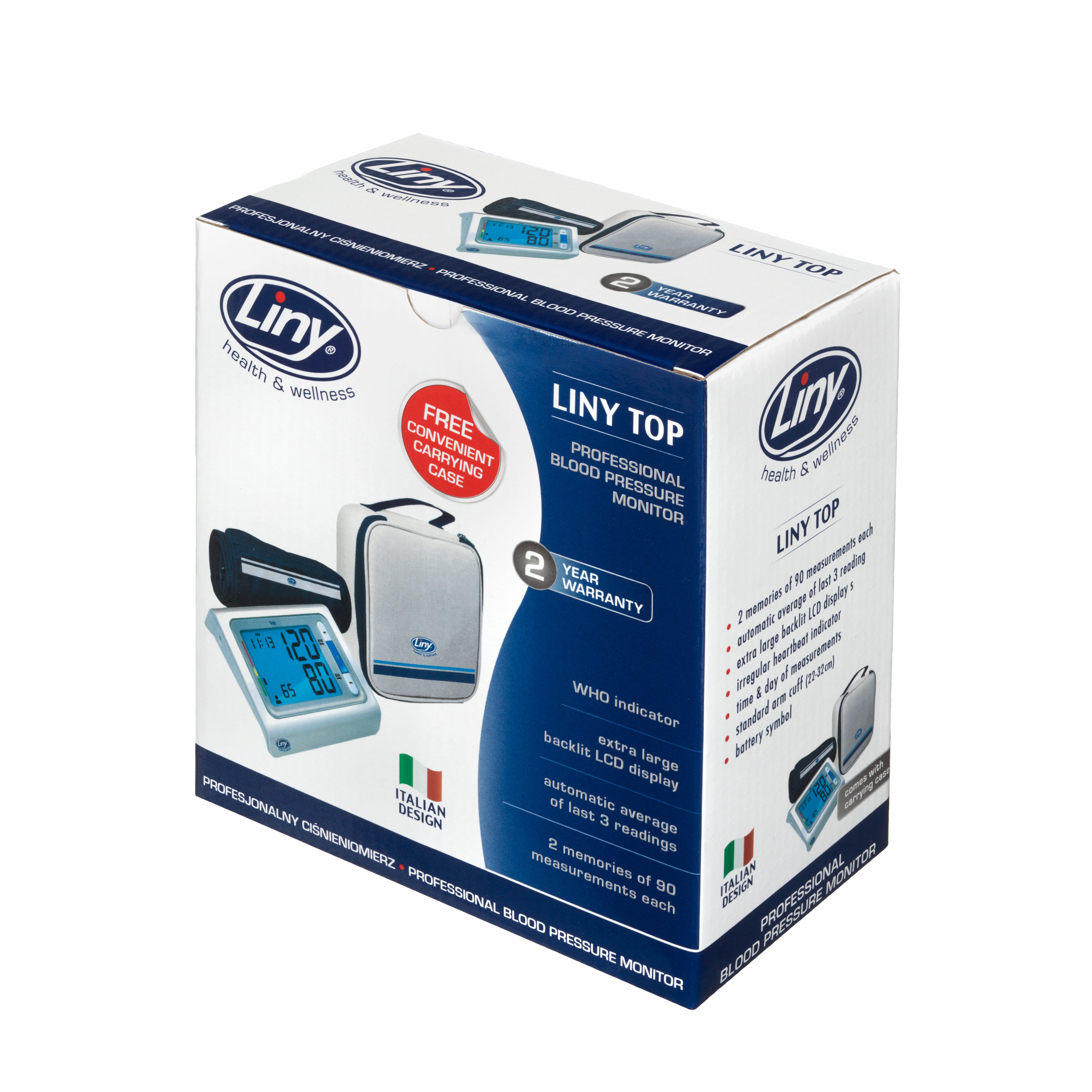 Ciśnieniomierze elektroniczne Liny Top