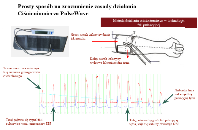 Ciśnieniomierze elektroniczne Raycome PulseWave