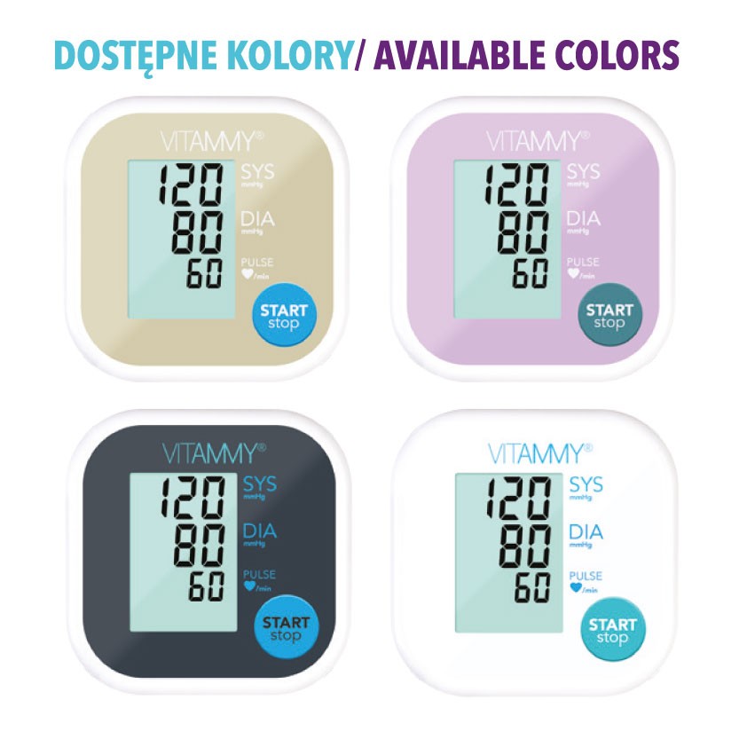 Ciśnieniomierze elektroniczne VITAMMY BEAT