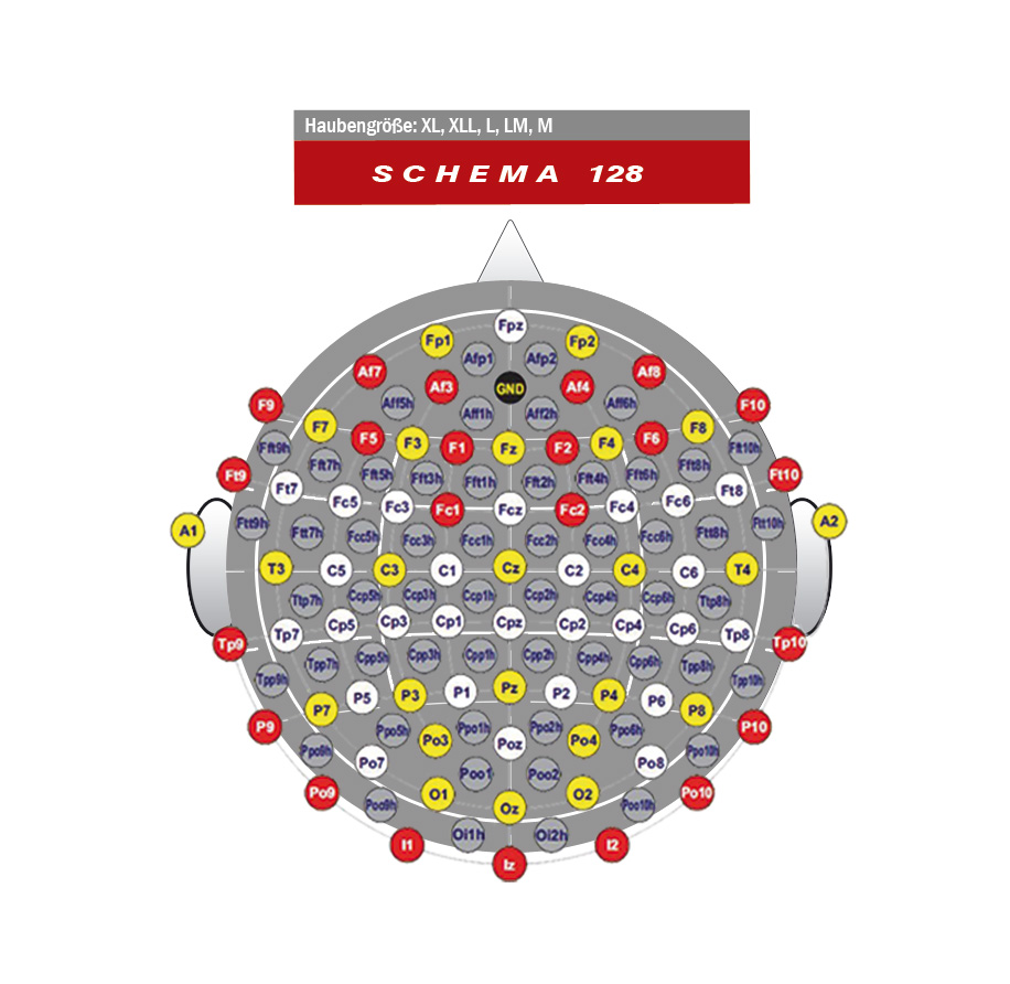 Czepki do elektroencefalografów (EEG) GVB Cup