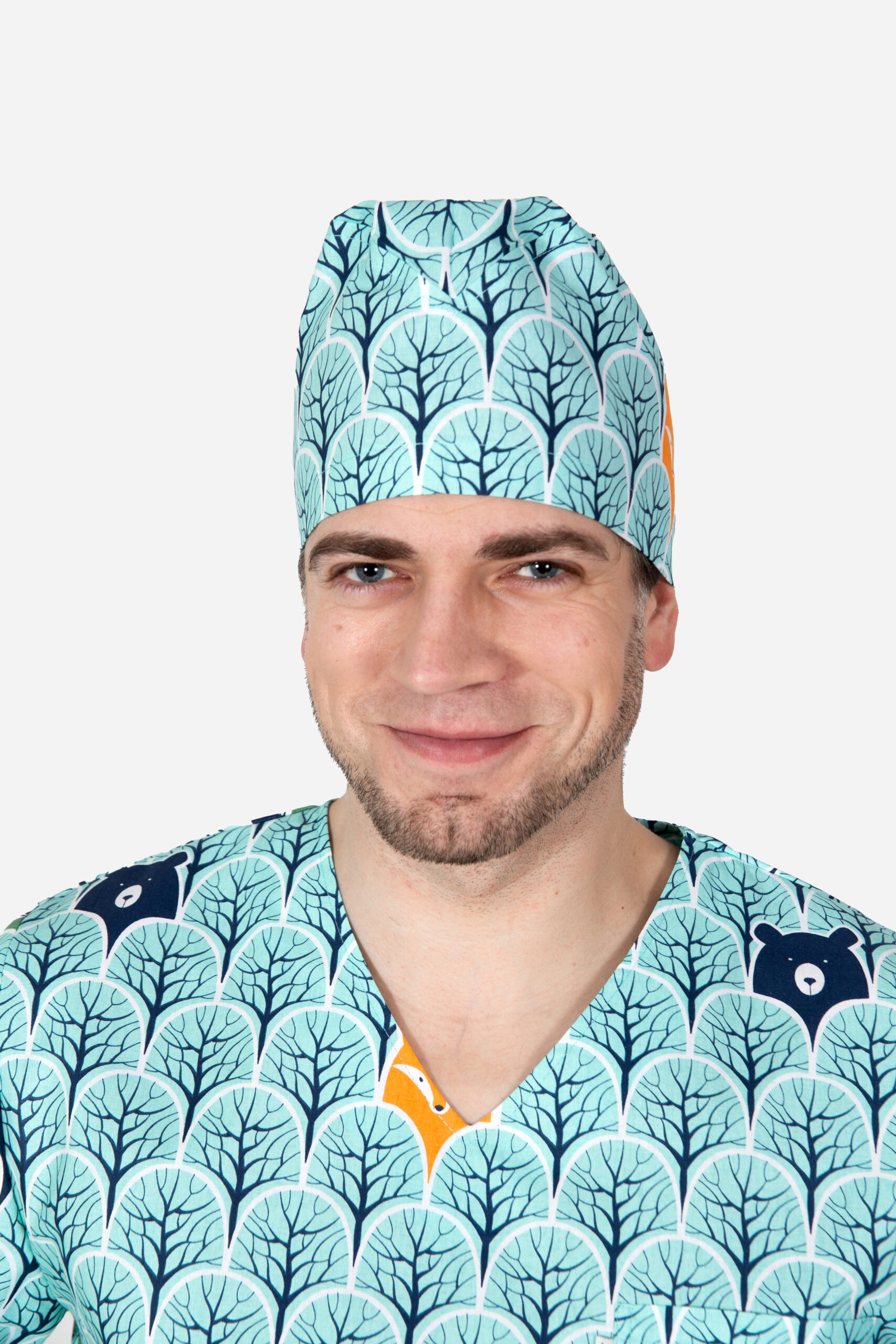 Czepki medyczne wielorazowe Beretta Med. we wzory