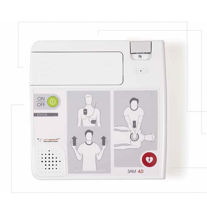 Defibrylatory AED Progetti Medical RESCUE SAM 4.0
