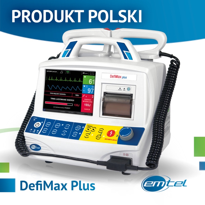 Defibrylatory kliniczne EMTEL DefiMax plus