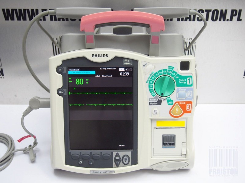 Defibrylatory kliniczne używane B/D Philips Heartstart MRX - Praiston rekondycjonowany