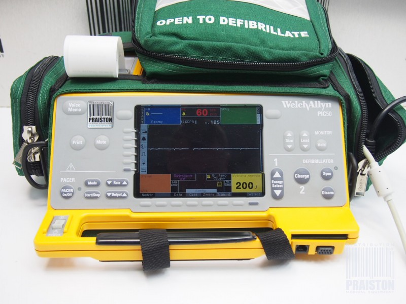 Defibrylatory kliniczne używane B/D Welch Allyn PIC 50 - Praiston rekondycjonowany