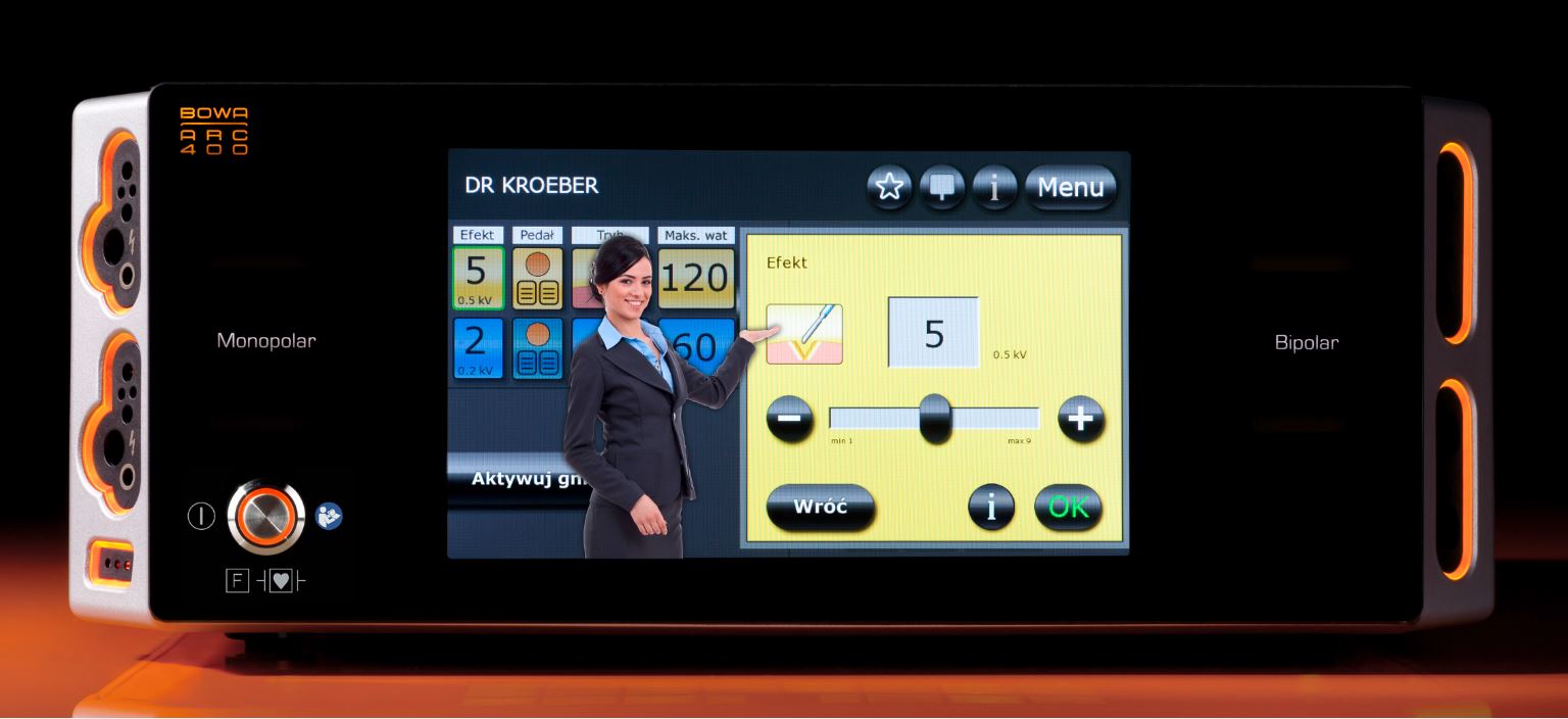 Diatermie chirurgiczne - Aparaty elektrochirurgiczne BOWA ARC 400