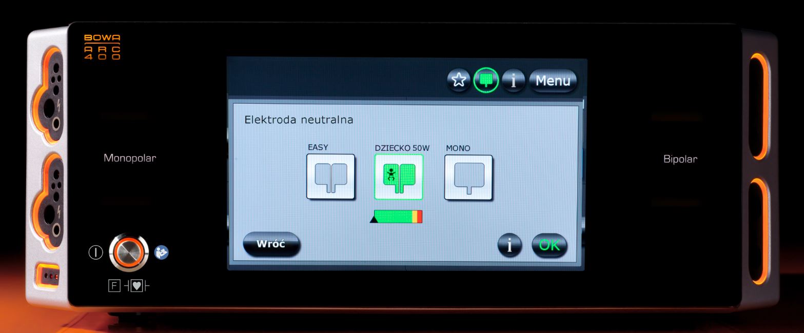 Diatermie chirurgiczne - Aparaty elektrochirurgiczne BOWA ARC 400