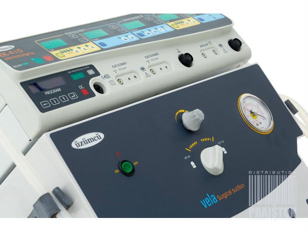 Diatermie chirurgiczne - Aparaty elektrochirurgiczne Uzumcu VELA (zestaw EK-410 + ssak chirurgiczny)