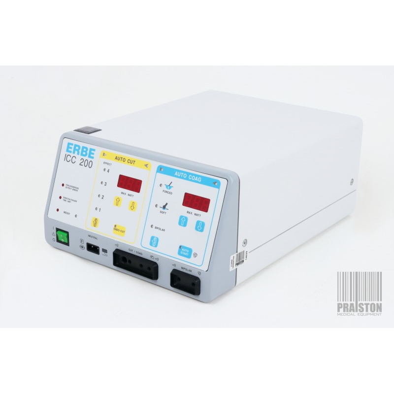 Diatermie chirurgiczne - Aparaty elektrochirurgiczne używane B/D Erbe ICC-200 EA INT UK - Praiston rekondycjonowany