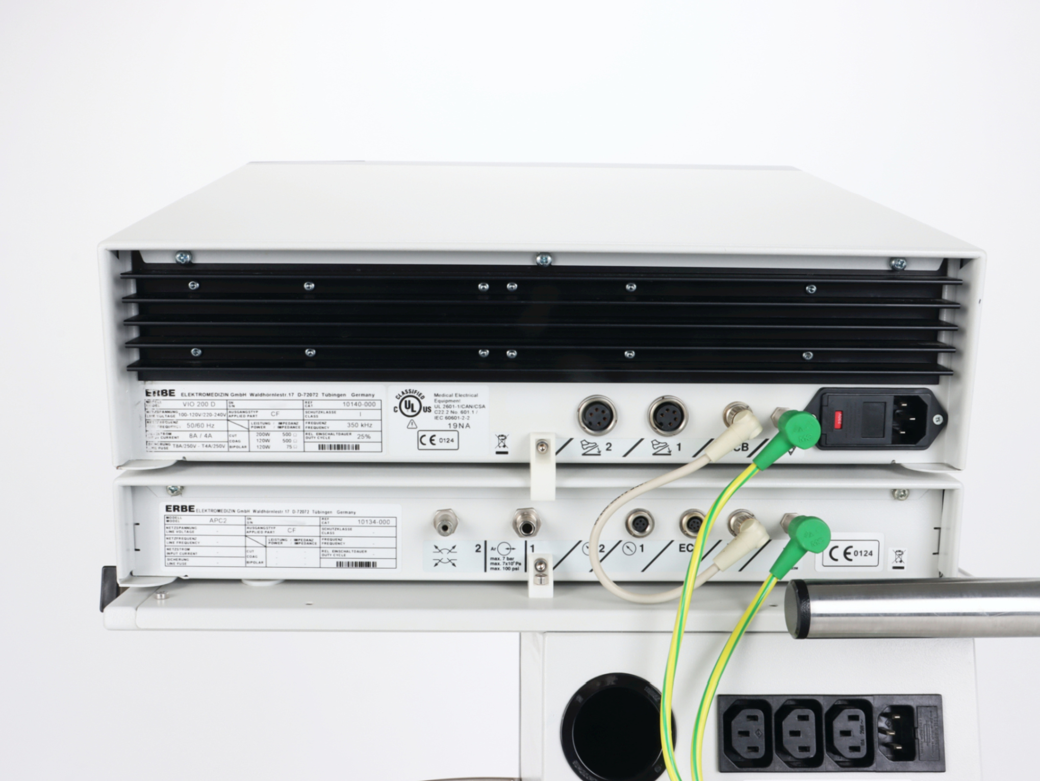 Diatermie chirurgiczne - Aparaty elektrochirurgiczne używane B/D Erbe VIO 200D + APC2 - Praiston rekondycjonowany