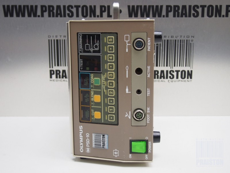 Diatermie chirurgiczne - Aparaty elektrochirurgiczne używane B/D Olympus PSD-10 - Praiston rekondycjonowany