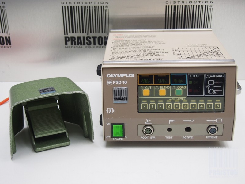 Diatermie chirurgiczne - Aparaty elektrochirurgiczne używane B/D Olympus PSD-10 - Praiston rekondycjonowany