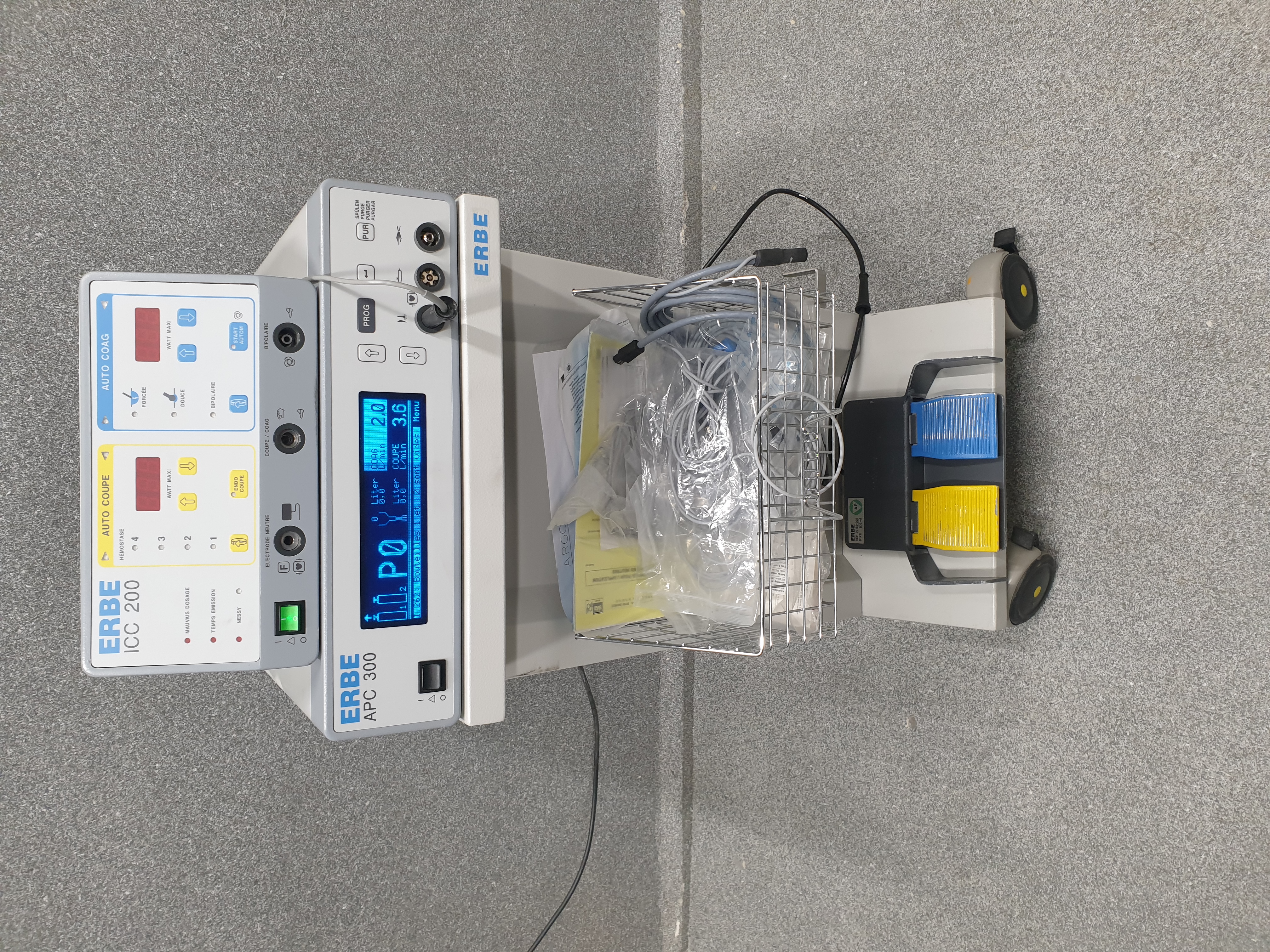 Diatermie chirurgiczne - Aparaty elektrochirurgiczne używane ERBE ERBE ICC 200 - medsystems rekondycjonowany