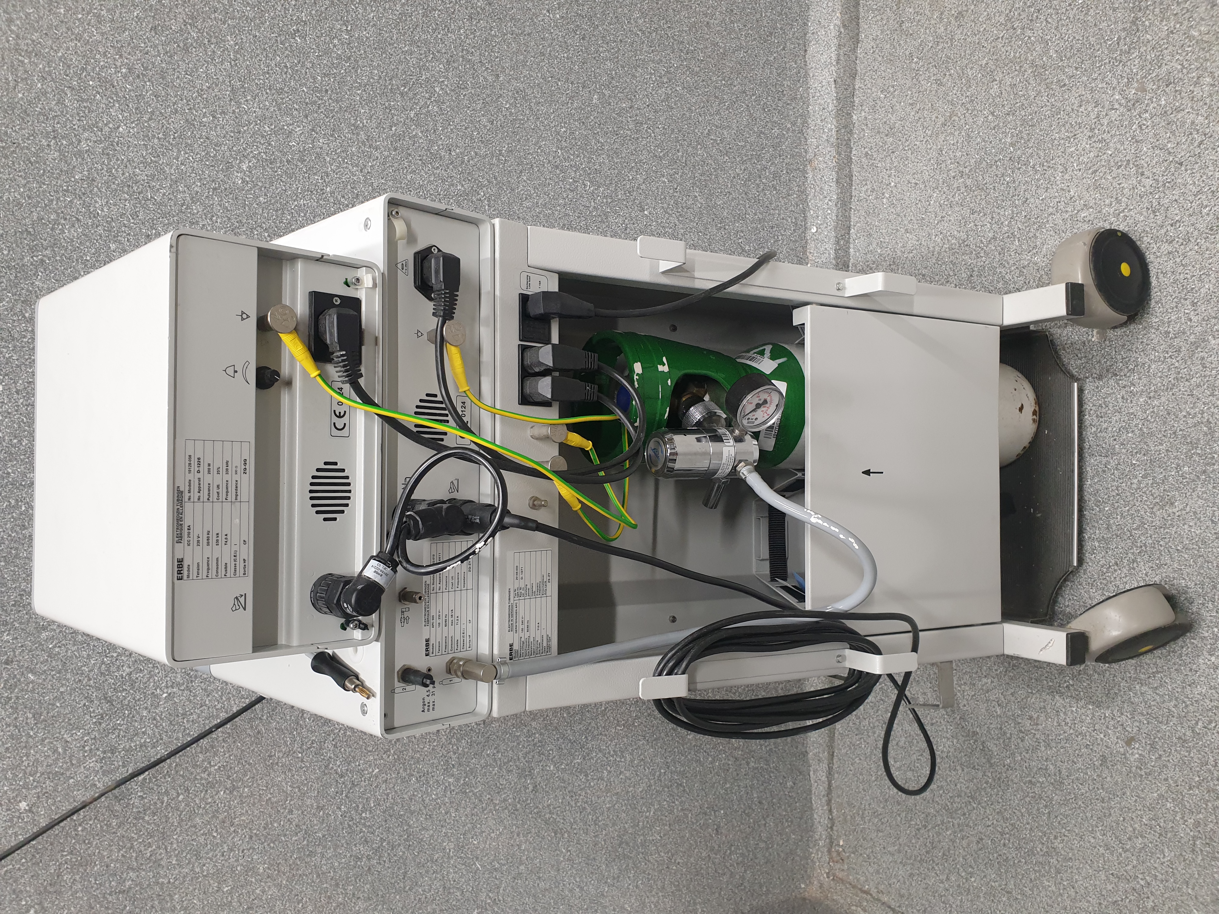 Diatermie chirurgiczne - Aparaty elektrochirurgiczne używane ERBE ERBE ICC 200 - medsystems rekondycjonowany