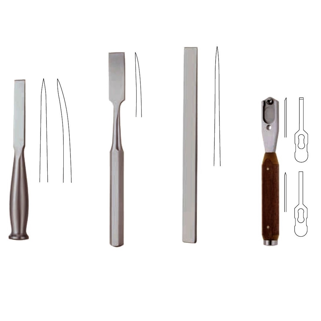 Dłuta chirurgiczne Medicon Dłuta proste i żłobowe