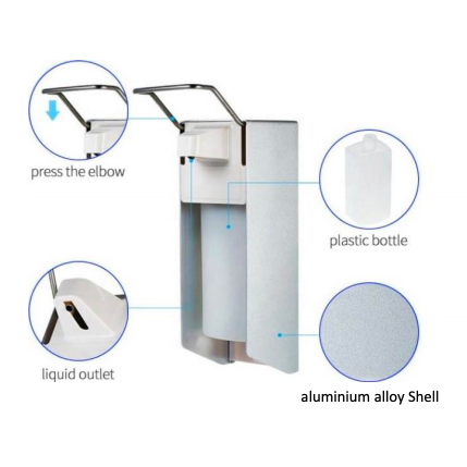 Dozowniki do mydła i płynów B/D Ręczny Dozownik