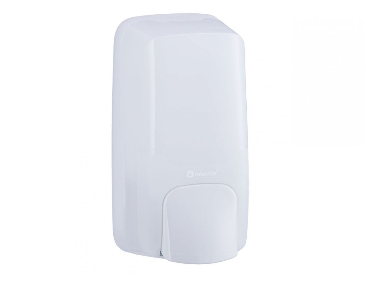 Dozowniki do mydła i płynów Merida z przyciskiem