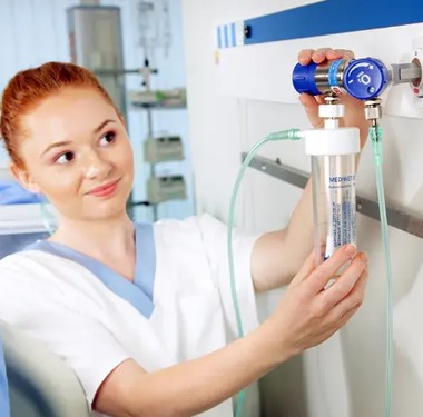 Dozowniki gazów medycznych w środowisku MRI GCE MediFlow Ultra