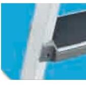 Drabiny Zarges 40132 Drabina stojąca eloksalowana - antypoślizgowa okładzina stopni