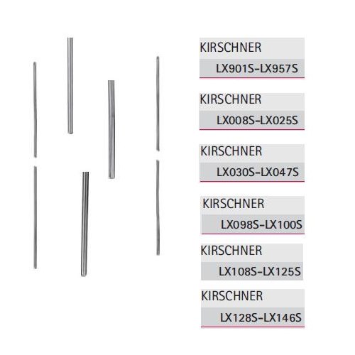Druty Kirschnera do zespoleń kostnych B.Braun Druty Kirschnera
