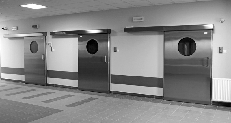 Drzwi medyczne Wiejak przesuwne automatyczne