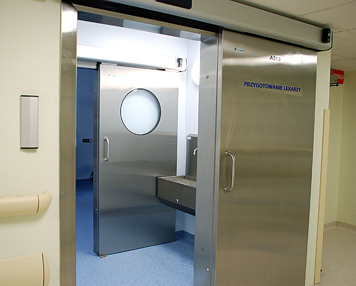 Drzwi medyczne Wiejak przesuwne automatyczne