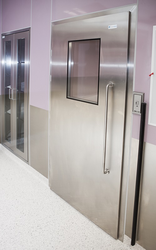 Drzwi medyczne Wiejak zawiasowe automatyczne