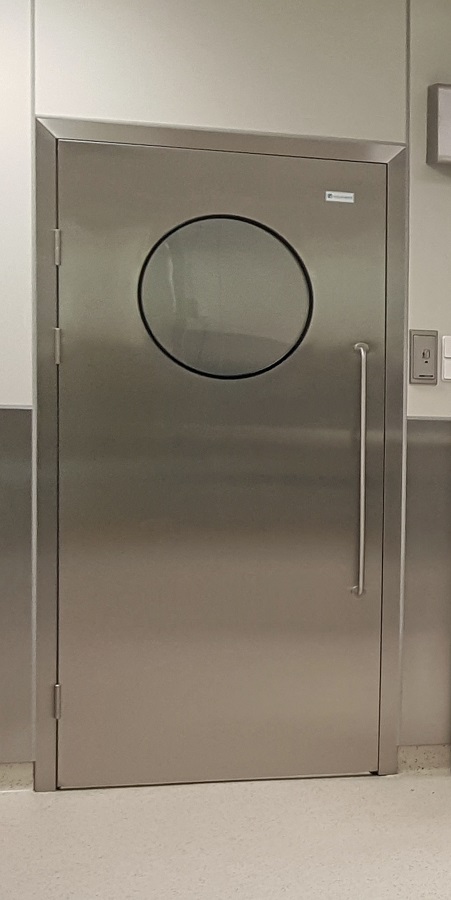 Drzwi medyczne Wiejak zawiasowe automatyczne