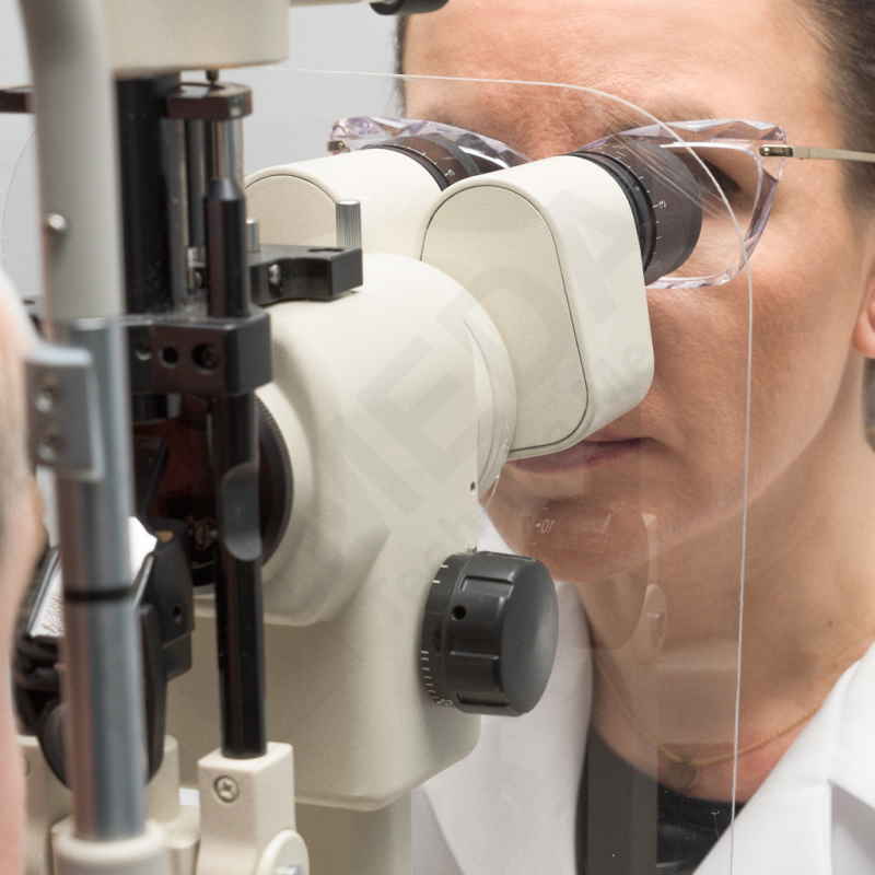 Ekrany ochronne do lamp szczelinowych Medar Ekran ochronny do lampy szczelinowej