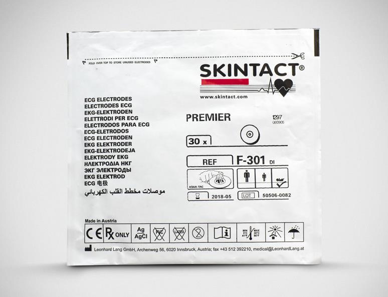 Elektrody EKG jednorazowe LEONHARD LANG Skintact F-301