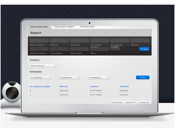 Elektroniczny paszport techniczny sprzętu medycznego CKK ResQ Devicecard