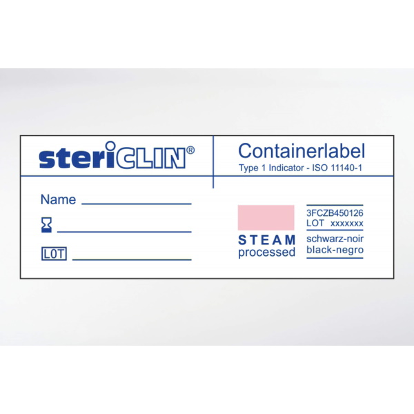 Etykiety do sterylizacji steriCLIN Do kontenerów