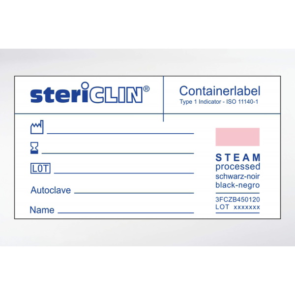 Etykiety do sterylizacji steriCLIN Do kontenerów