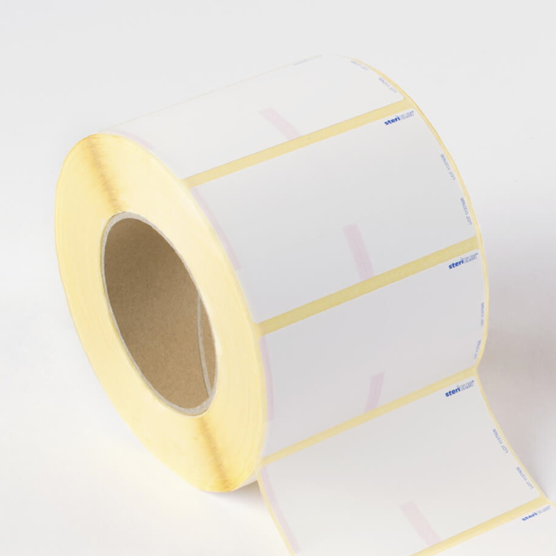 Etykiety do sterylizacji steriCLIN samoprzylepne pojedyncze w różnych formatach