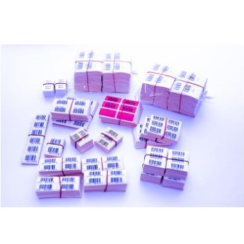 Etykiety (naklejki) na probówki do laboratorium analitycznego LIBELI do oznaczania próbek