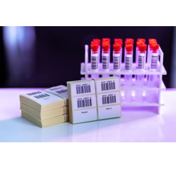 Etykiety (naklejki) na probówki do laboratorium analitycznego LIBELI do oznaczania próbek