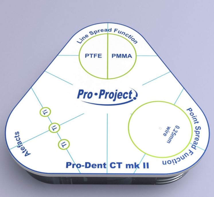 Fantomy do kontroli jakości aparatów stomatologicznych Pro-Project Pro-Dent CT mk II