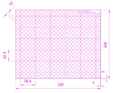 Fantomy do kontroli jakości w mammografii Leeds Test Objects Distortion Phantom