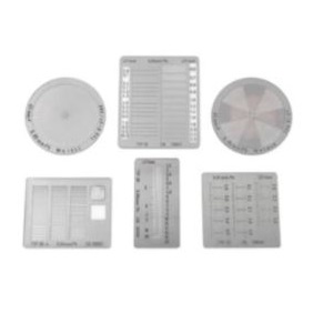 Fantomy do testowania radiografii, angiografii i fluoroskopii Leeds Test Objects Spatial Resolution Line Pair Patterns